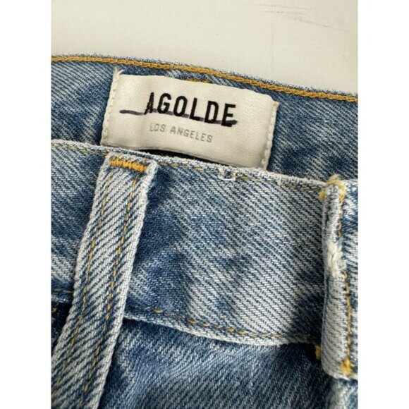AGOLDE Parker Long Denim Short in Swapmeet Size 26 NWT 138 - Picture 5 of 5